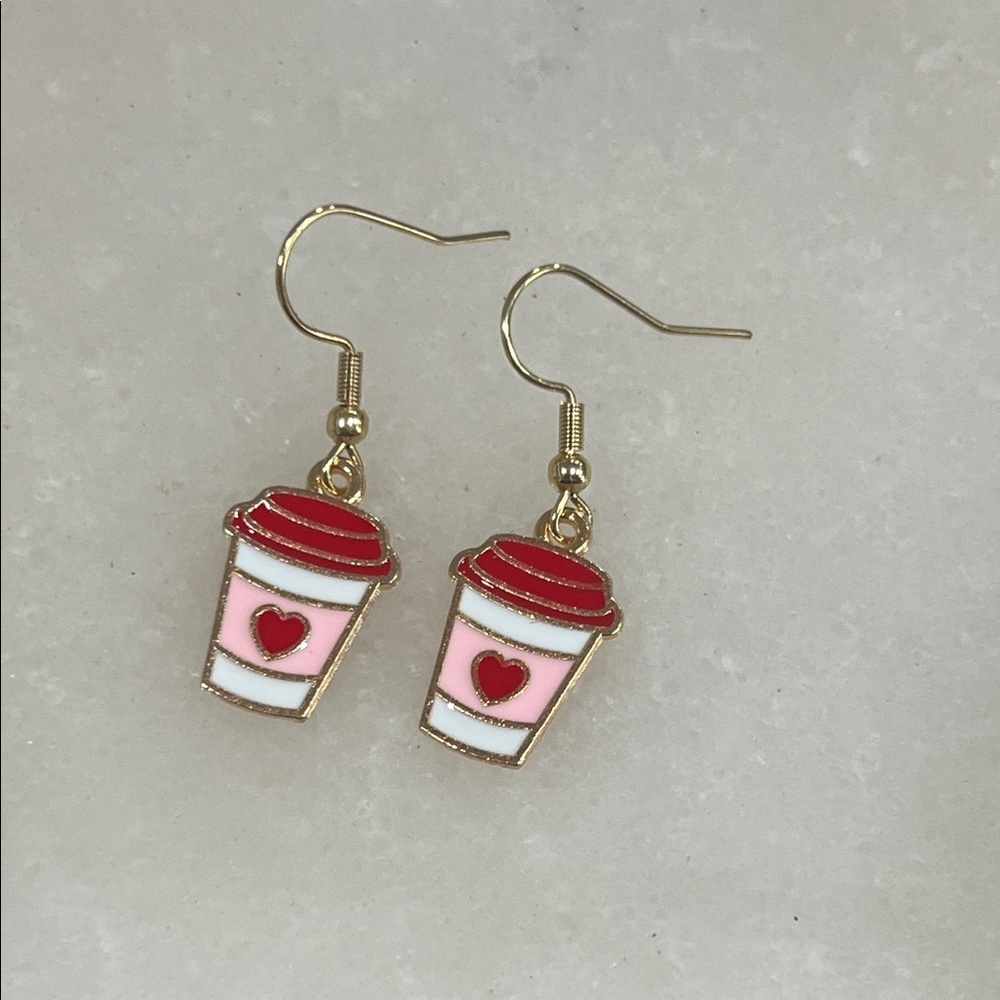 3/$30 Bundle • Cute Coffee Earrings • Kawaii Fun Food Jewelry